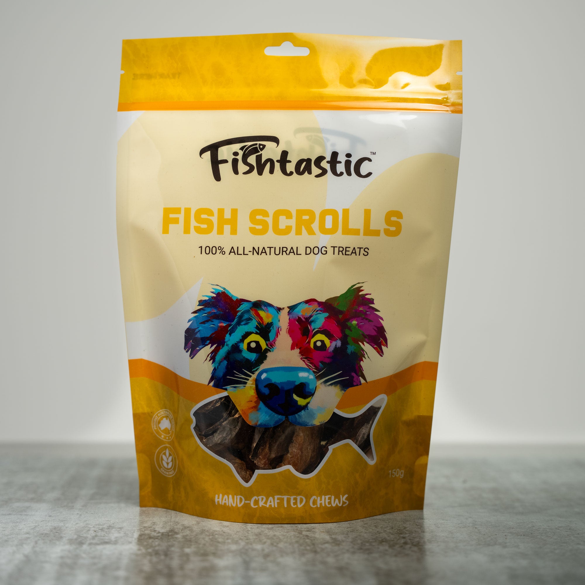Fishtastic Fish Scrolls - Hand Crafted Chews (150gram)
