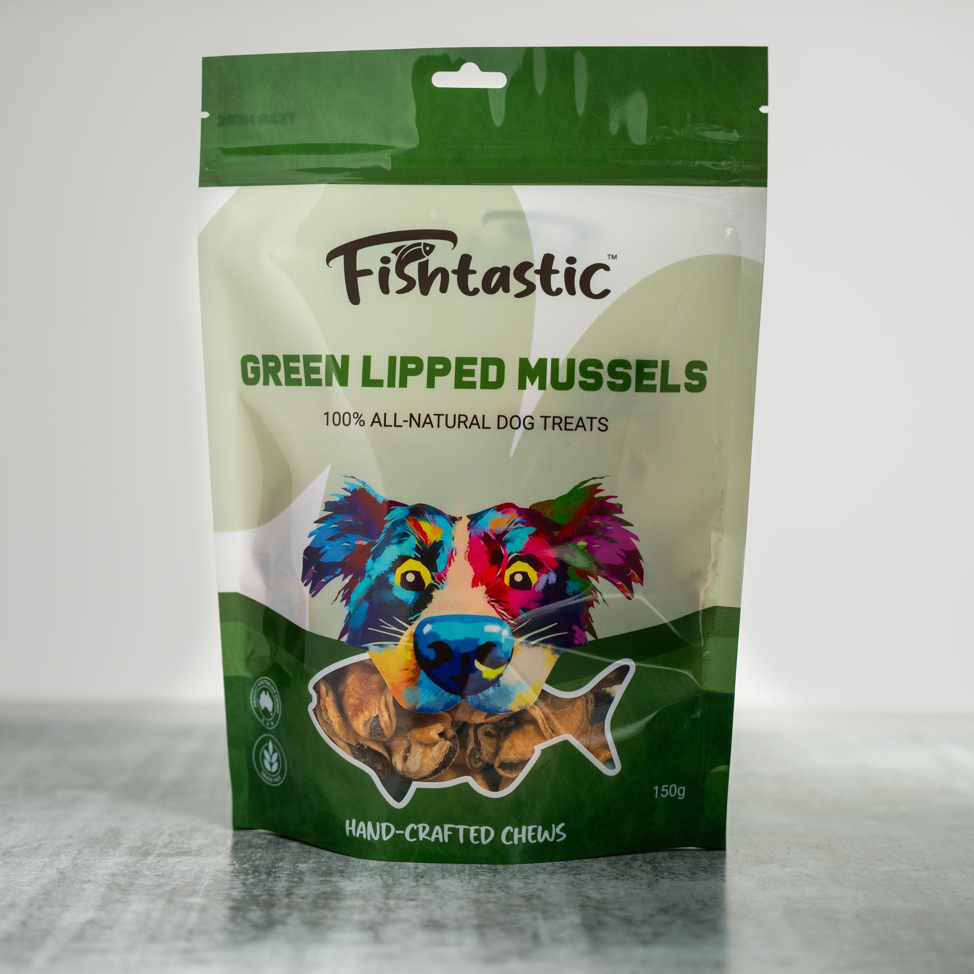 Fishtastic Green Lipped Mussels - Hand Crafted Chews (150g)