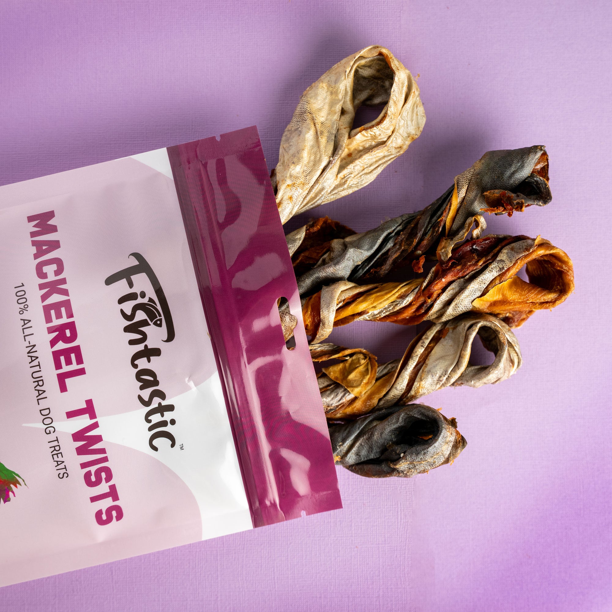 Fishtastic Mackerel Twists - Hand Crafted Chews (5pcs)