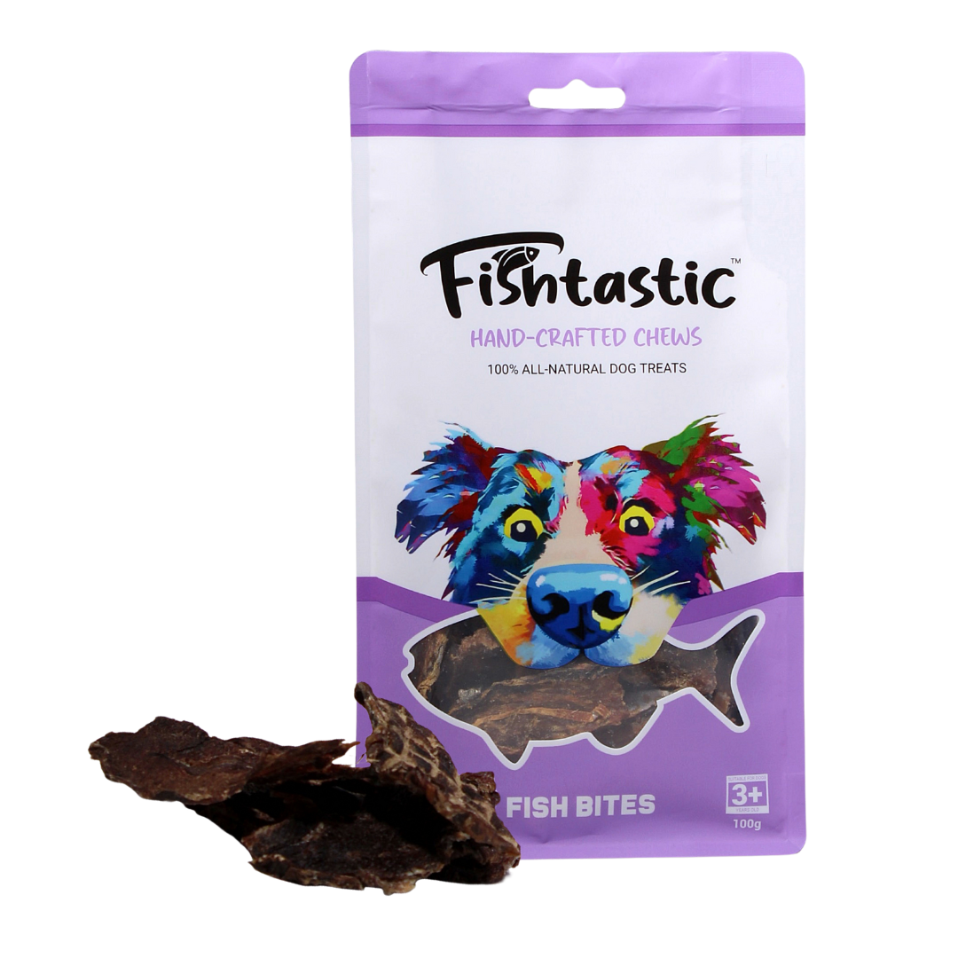 Fishtastic Fish Bites - Hand Crafted Chews (100gram)
