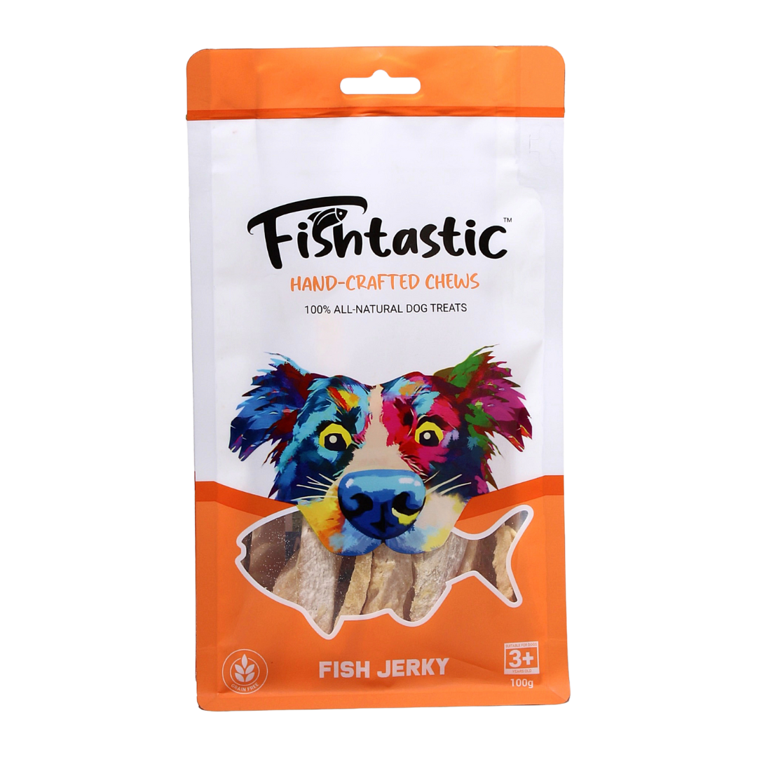 Fishtastic Fish Jerky - Hand-Crafted Dog Chews (100g)