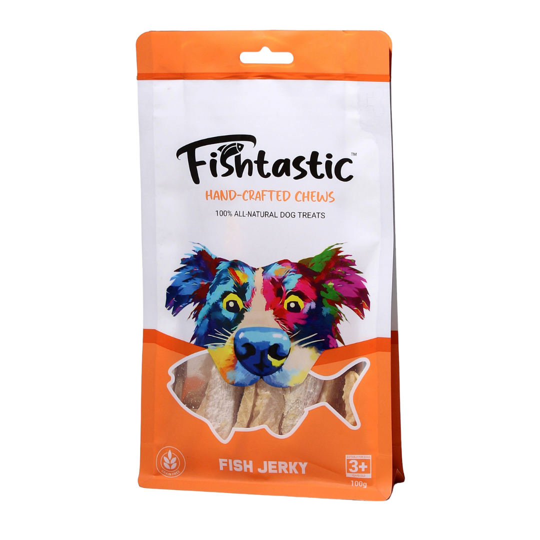 Fishtastic Fish Jerky - Hand-Crafted Dog Chews (100g)